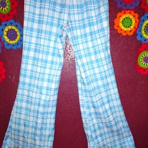 Blue and while pants. 1960s vintage